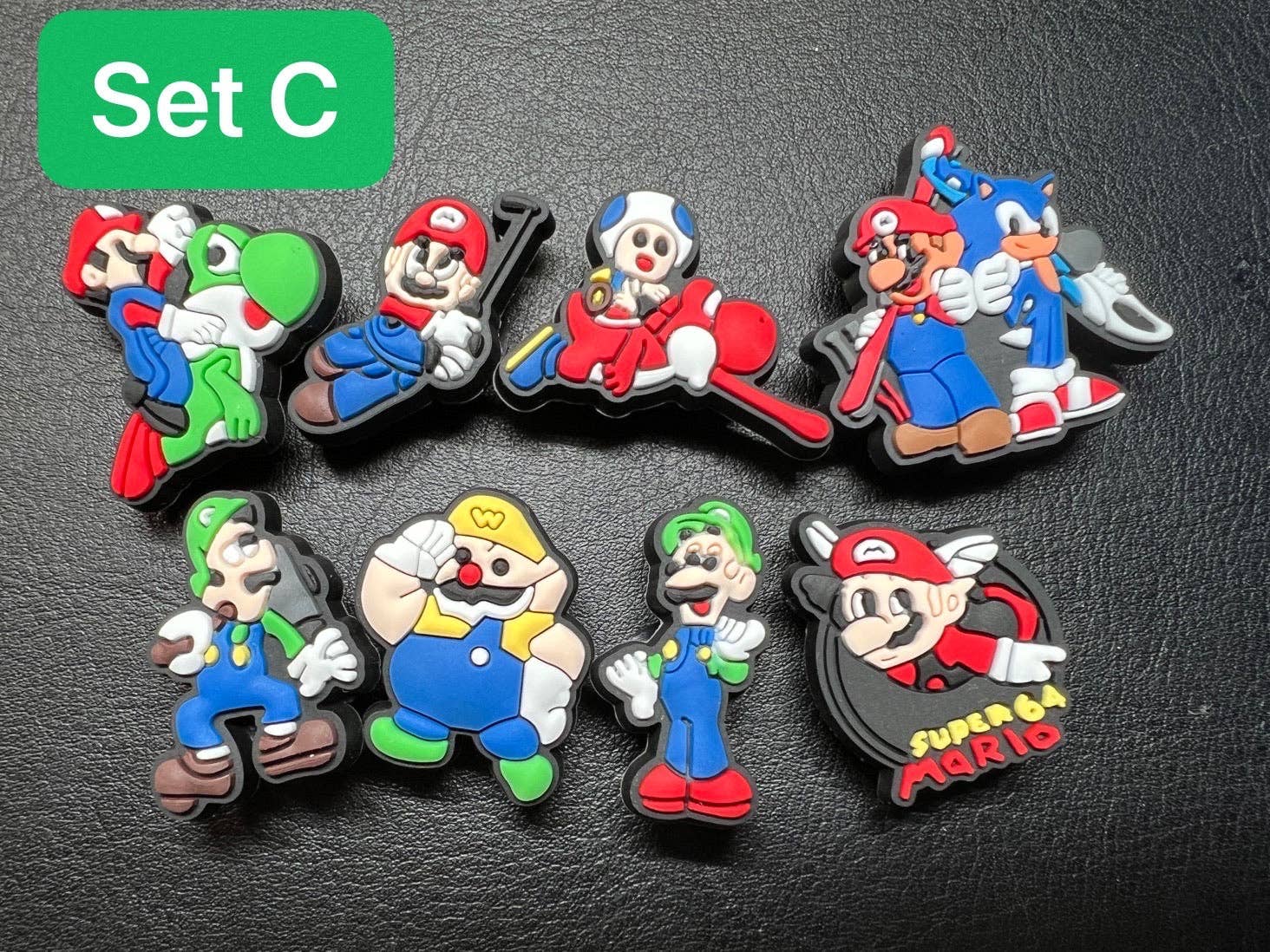 Easy-to-install charms for personalized Crocs shoes