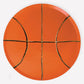 Basketball party paper plates with gold foil, pack of 8, 9.5-inch high-quality 450gsm