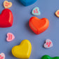 "All Heart" ❤️ Rainbow Heart-Shaped Crayons by Wonder Hue Crayon Co.