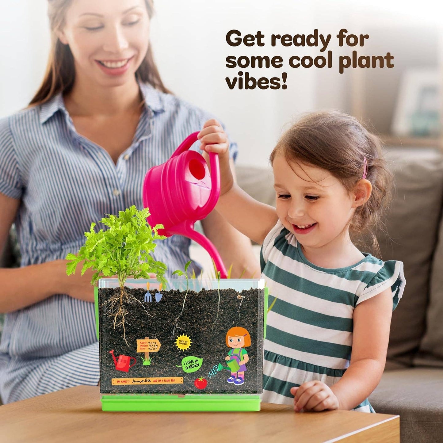 "Down to Earth" 🌱 Root Viewer Science Garden Kit by Dan&Darci
