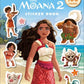 Ultimate Moana 2 sticker book featuring vibrant, high-quality stickers of Moana and her adventures. Perfect for scrapbooking, creative projects, or party favors, this colorful collection enhances fine motor skills and sparks imagination in young fans of the beloved Disney movie.