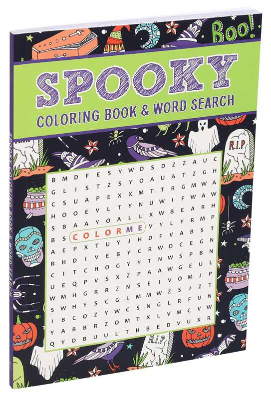 Spooky Coloring Book & Word Search by Editors of Thunder Bay Press: Paperback; 120 pages / English