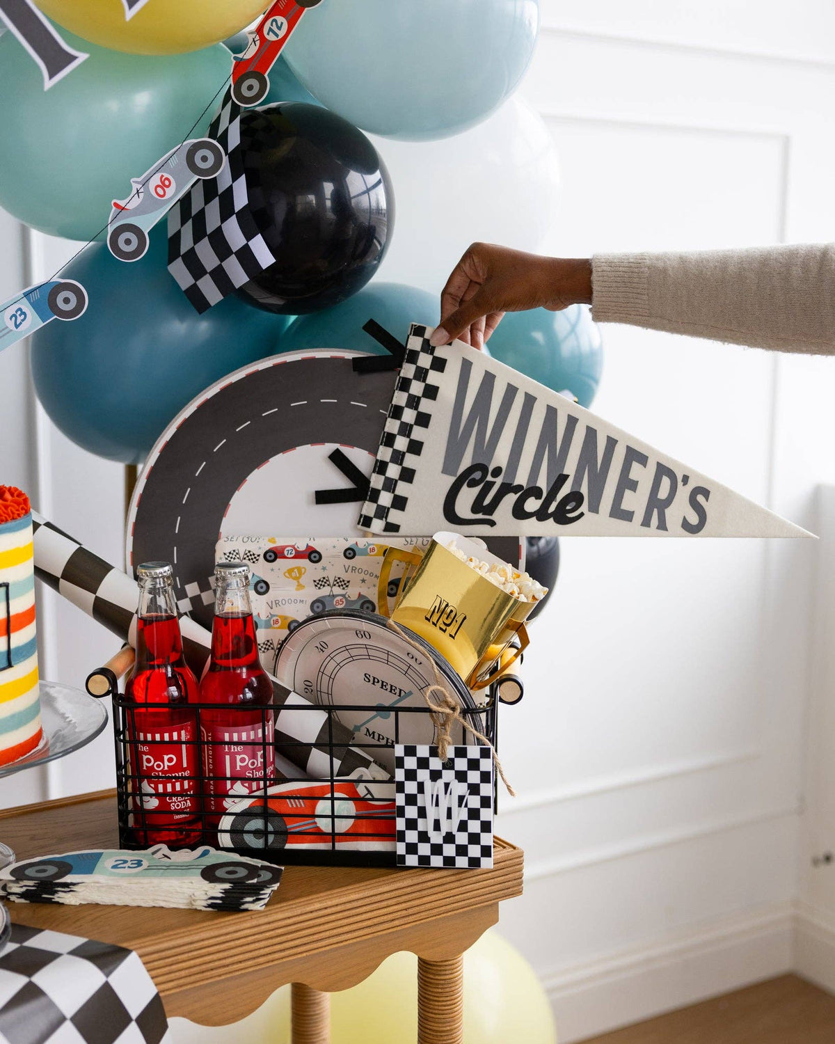 “Track Record” 🏁 Race Track Party Placemats by My Mind’s Eye