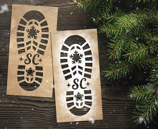 Set of 2 Christmas cards with intricate snowflake designs, made from high-quality cardstock. Featuring shimmering snowflakes and a blank interior for personal messages. Perfect for sending festive greetings to family, friends, and colleagues this holiday season.