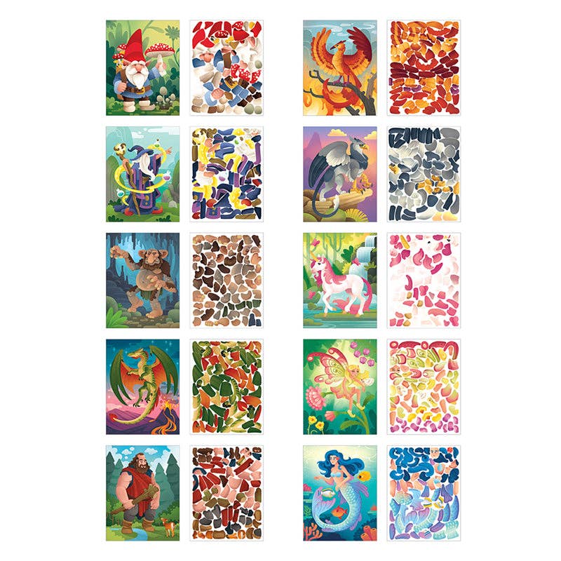 "Sticker Sorcery" 🦄 Sticker by Number Mythical Creatures - 700 Stickers by Insight Editions - #1 Pop Culture Publisher