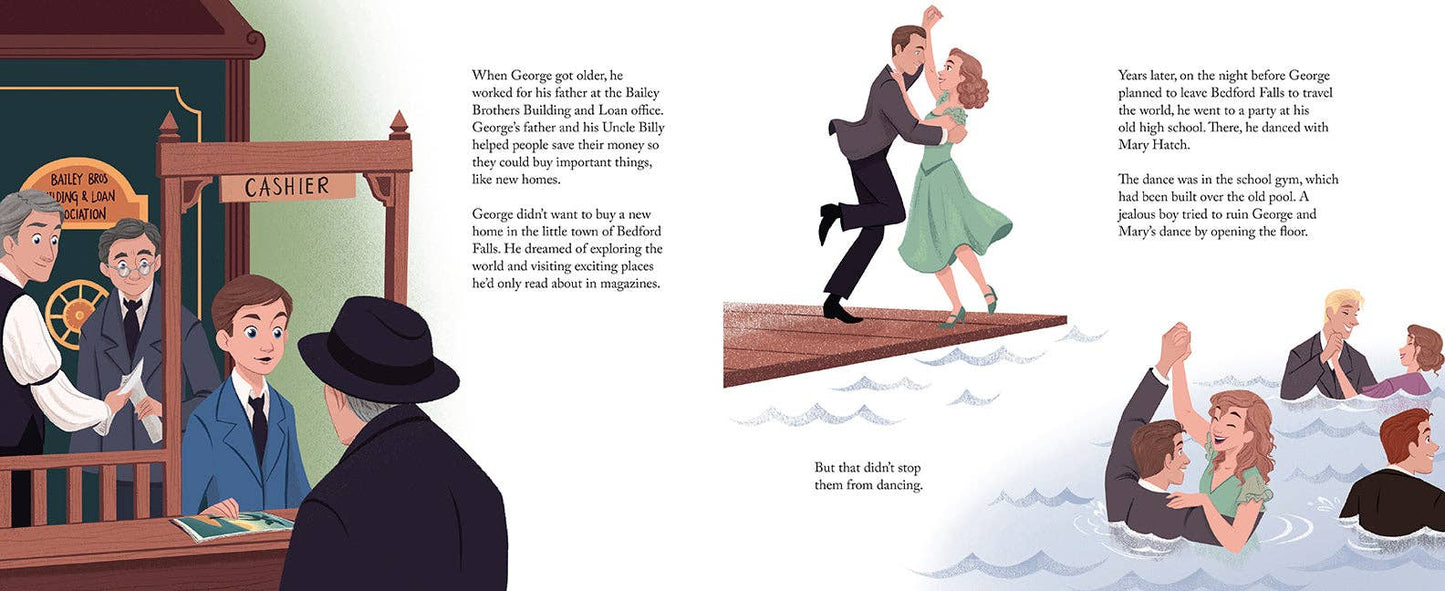 “It's a Wonderful Life” 🔔 The Illustrated Holiday Classic Gift Set [Book+Bell Ornament]
