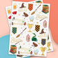 Wizard in Training Tats - 60 foil temporary tattoos