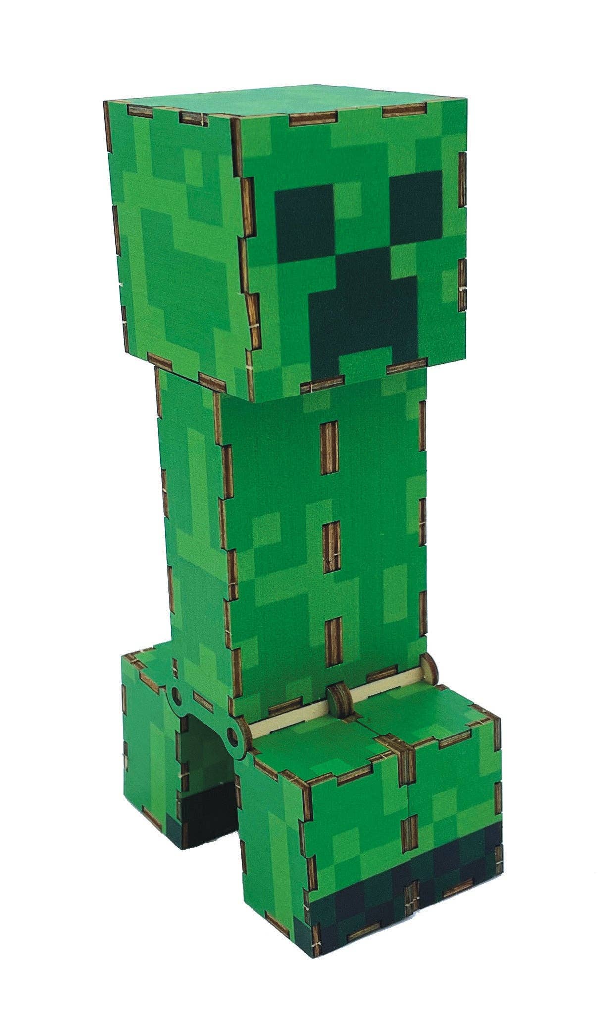 “Creeper Craft” 💥 Minecraft 3D Wood Model Kit by CGO