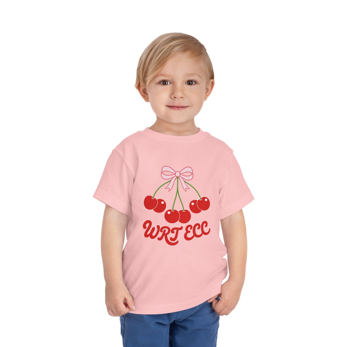 “Cherry on Top” 🍒 Cherry Bows WRT ECC Toddler Spirit Tee by CGO