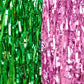 “Wicked Witch” 💚💕 Wicked Inspired Foil Curtain pink + green 2 pcs x 3'x6.5' by xo, fetti