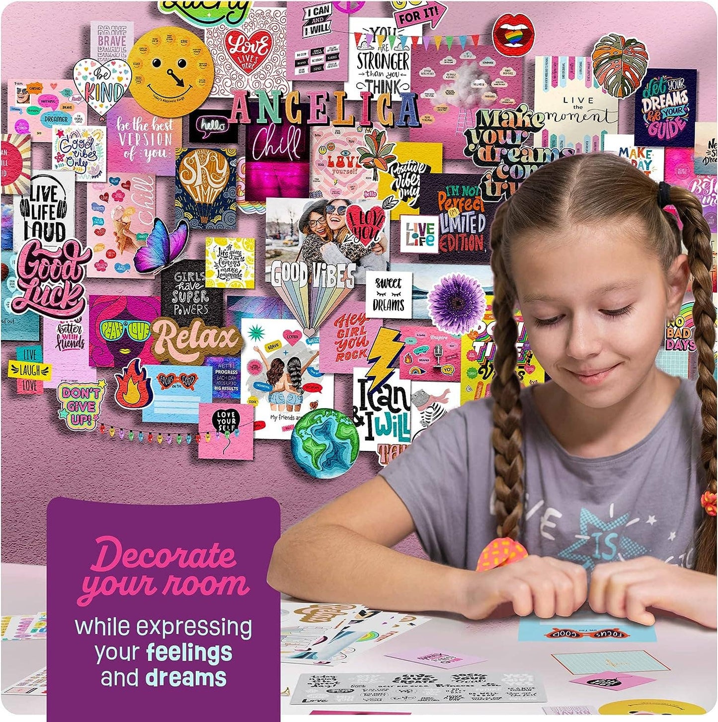"Wall to Wall" 🖼️ Aesthetic Photo Collage Kit for Teens & Tweens by Dan&Darci