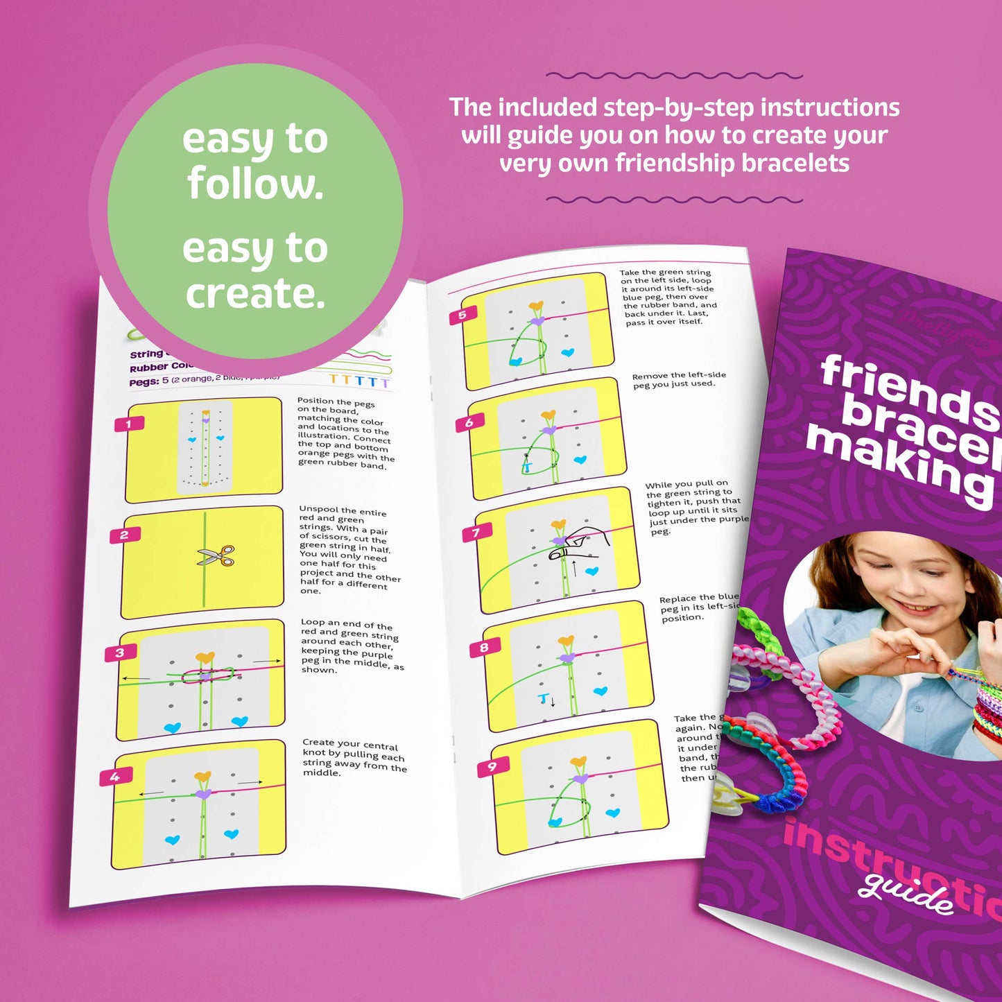 "BFF Beads" 💖 Friendship Bracelet Making Kit by Dan&Darci