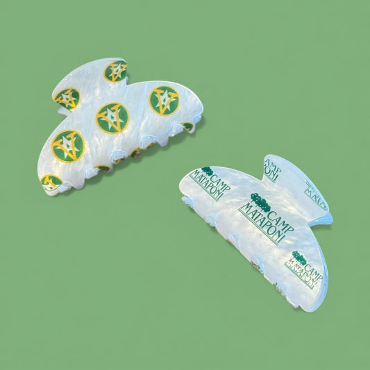 “Clipped at Camp” 💖 Custom Camp Claw Clip by Lil Darlings