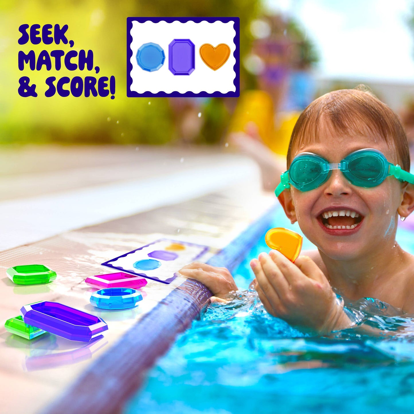 "Deep Dive" 💎 Underwater Gem Hunt Pool Diving Game by Dan&Darci