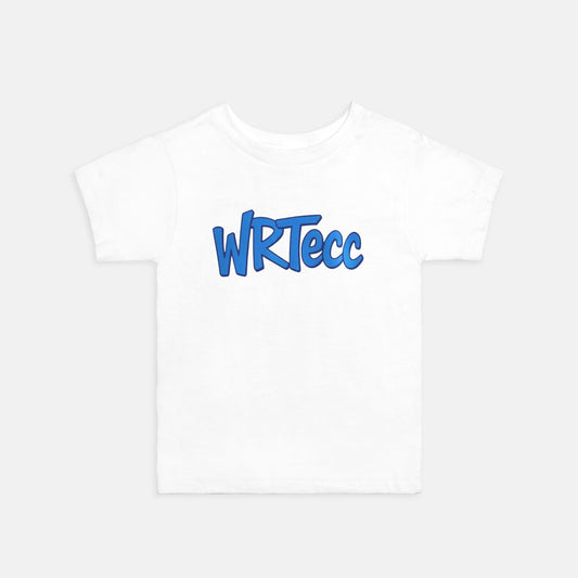 WRT ECC Playground Pop Tee white with blue script