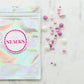 SWIFTIES 'Lavender Haze' Friendship Bracelet Kit with Light Purple Pearls, Crystals, and Heart Beads, Includes Personalization for 1 Word or Name, Comes in a Silver Bag.