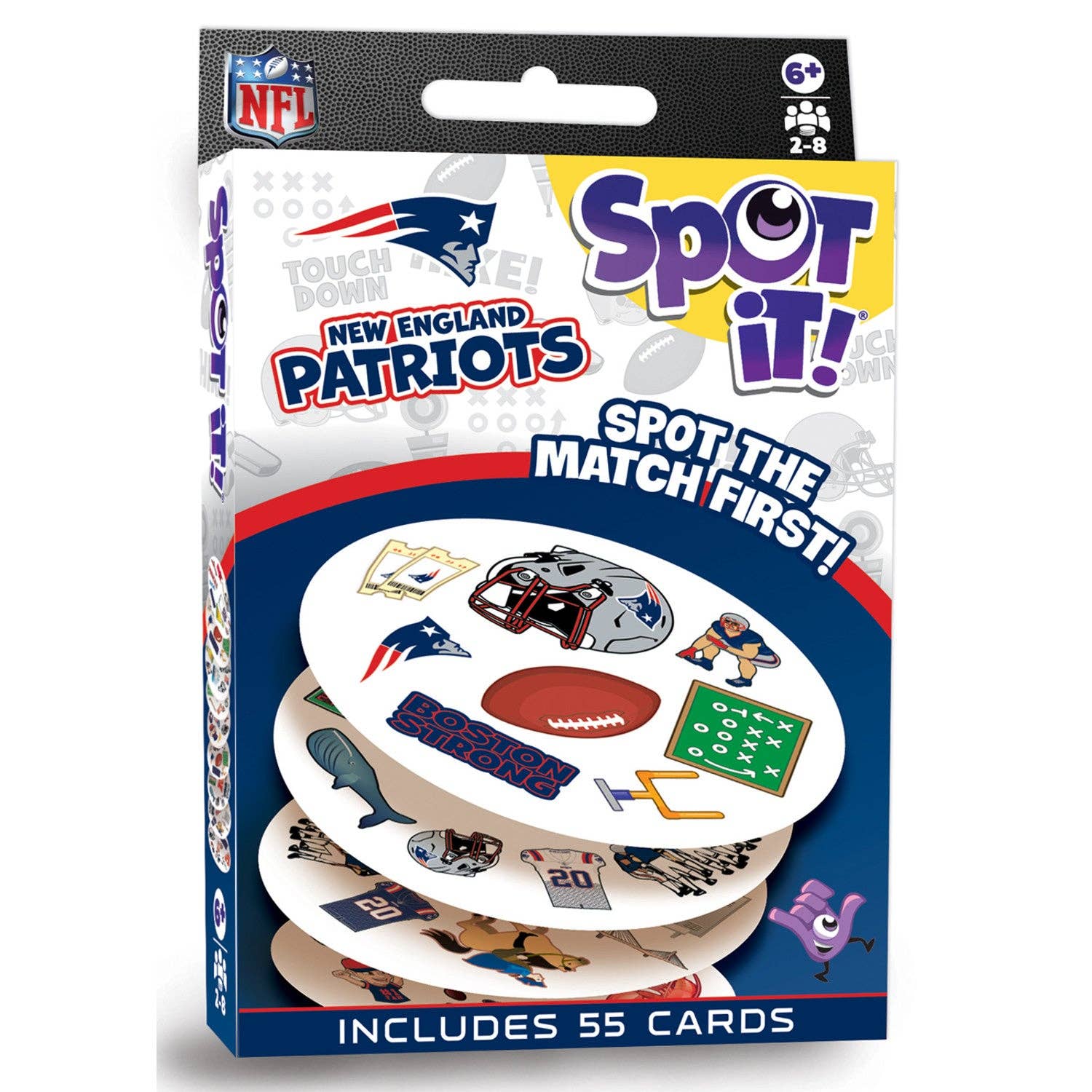 New England Patriots Spot It! card game set
