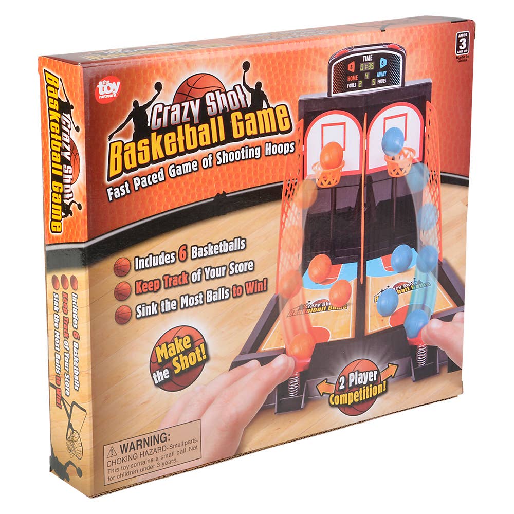 Mini basketball game for office breaks or after-school fun