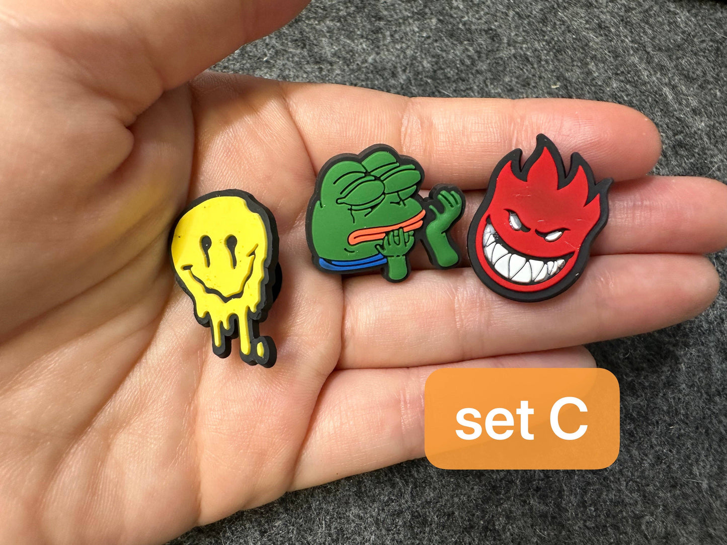"Fit Check" 👜 Fashion-Theme Croc Charm Set (10-Pack) by JuliesDecal