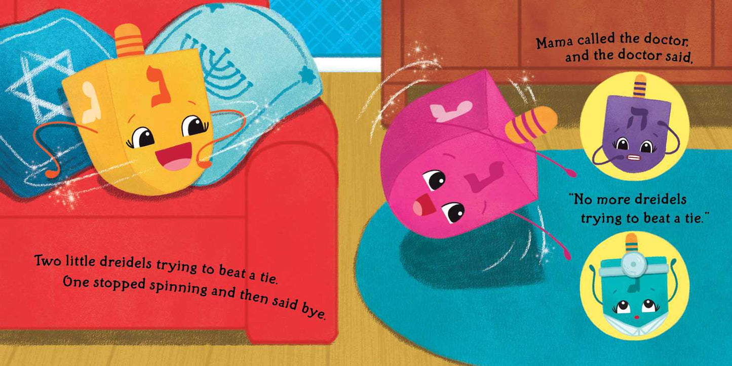 Hanukkah nursery rhyme board book for toddlers