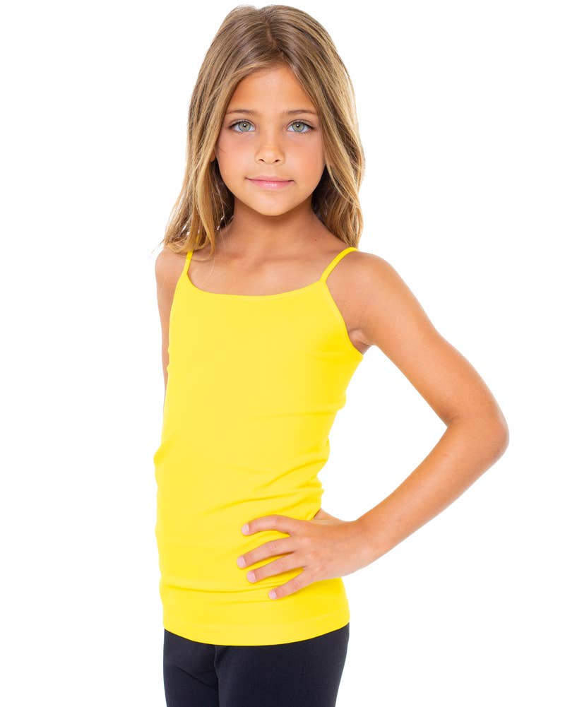 "Layer Up, Cutie" 💚 Girls Full Camisole Dark Emerald by Malibu Sugar