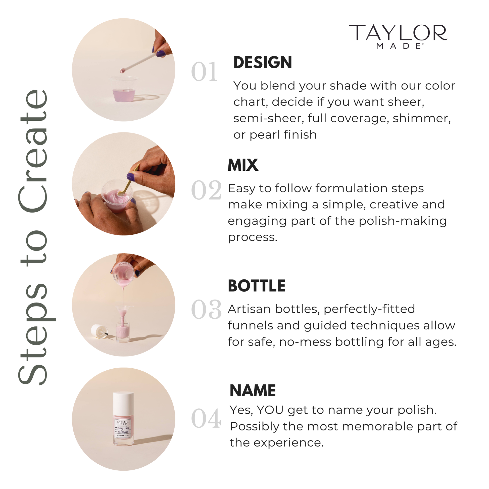 Includes pink, red, and purple pigments with non-toxic, vegan, cruelty-free ingredients.