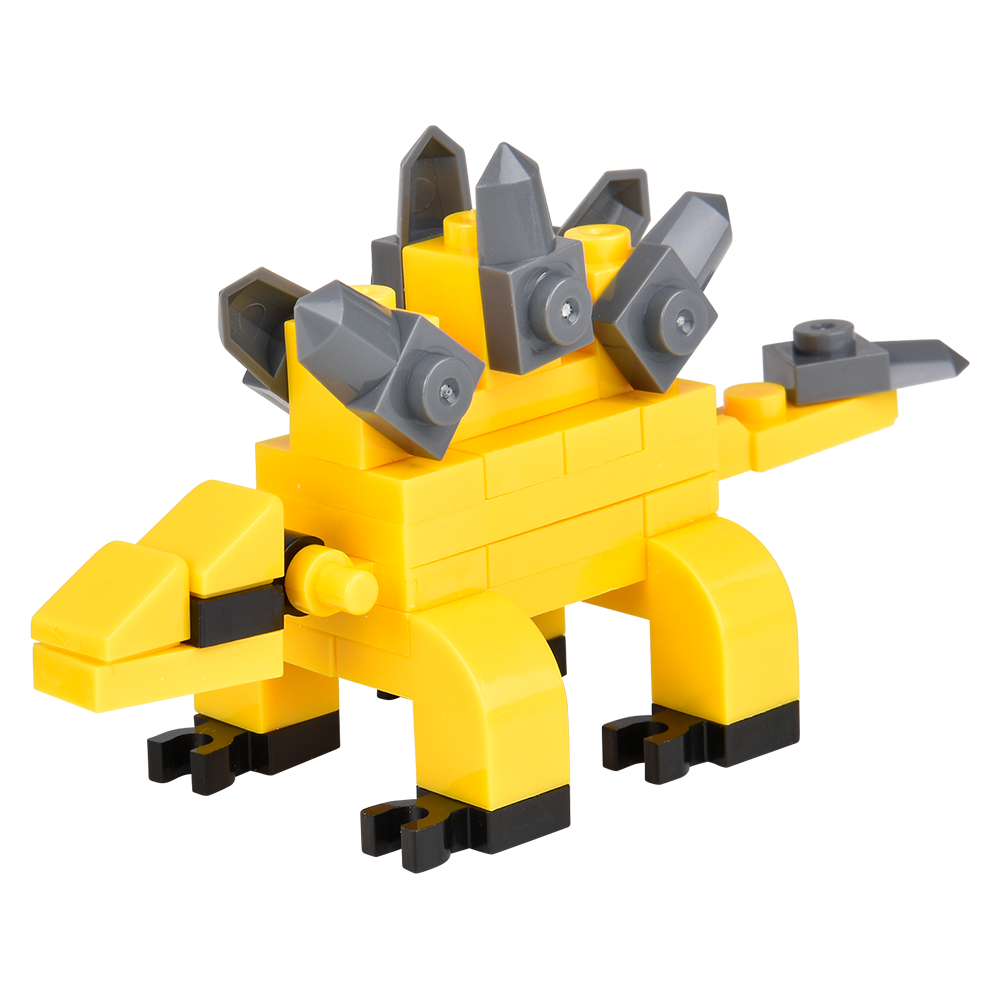 Tiny dinosaur blocks for birthday gifts and stocking stuffers