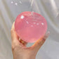 "Crystal Apple" 🍎 Clear Squishy Soft Squeeze Fidget Toy