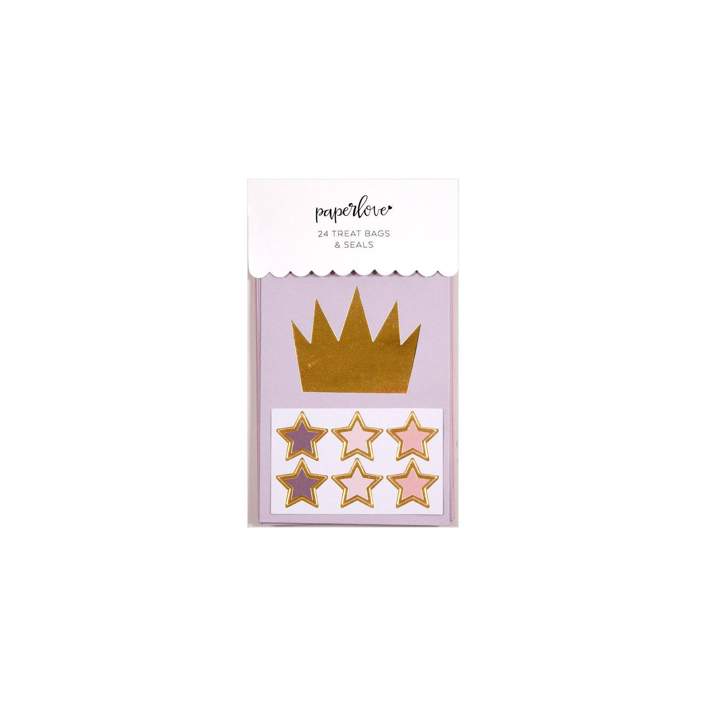 “100% Pure Love” 👑 Paper Love Princess Treat Bags