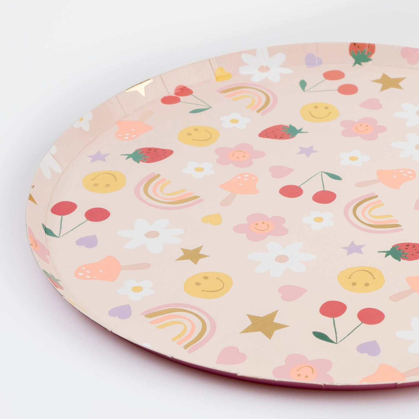 "All Smiles" 🌟 Happy Icons Dinner Plates by Meri Meri