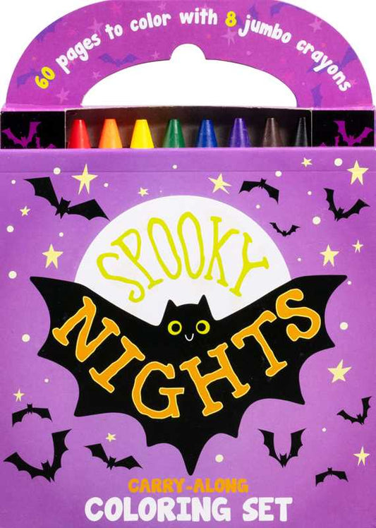 Spooky Nights Carry-Along Coloring Set for kids