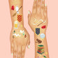 Wizard in Training Tats - 60 foil temporary tattoos