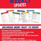 Camp Weekly Update 7-card set with envelopes lets kids share camp stories with doodles and text