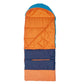 "Pack & Snooze" 🎒 Mimish Sleep-N-Pack Sleeping Bag — Enamel Blue, Persimmon & Navy (Big Kid)