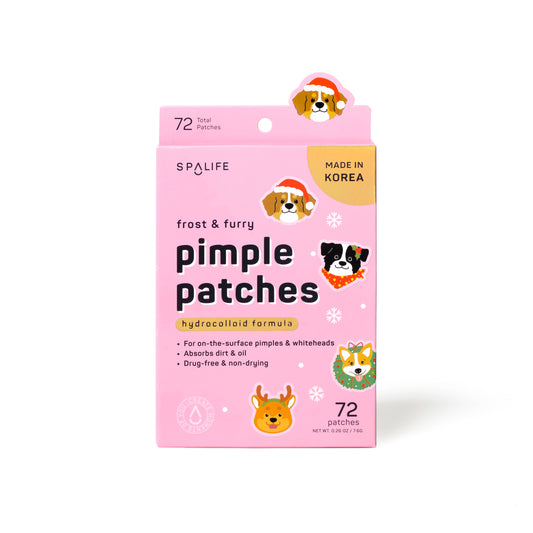 “Frosty & Furry Fix” 🐧❄️ Holiday Hydrocolloid Pimple Patches by SpaLife