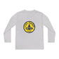 Youth Long Sleeve Tee - Pine Forest Camp Patch Design