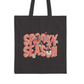Celebrate the spooky season with our Spooktober Trick or Treat Tote Bag, perfect for all ages! Made from strong, durable cotton canvas fabric, this cute Halloween bag features extra long 20” shoulder handles and is available in natural or black.