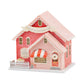 Valentine flower shop light up village house decor