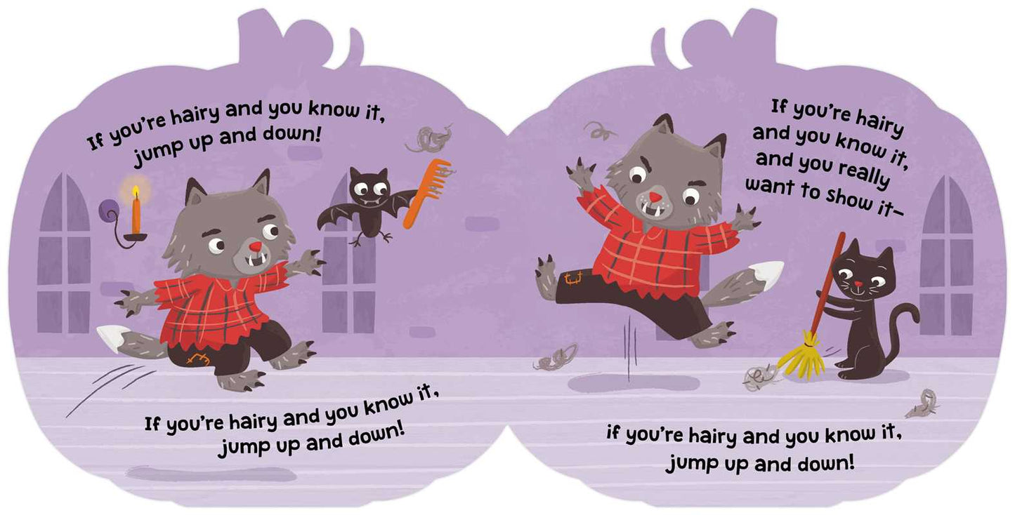 If You're Spooky and You Know It (A Pumpkin-Shaped Novelty Board Book for Toddlers) by Aly Fronis: Board Books; 16 pages / English