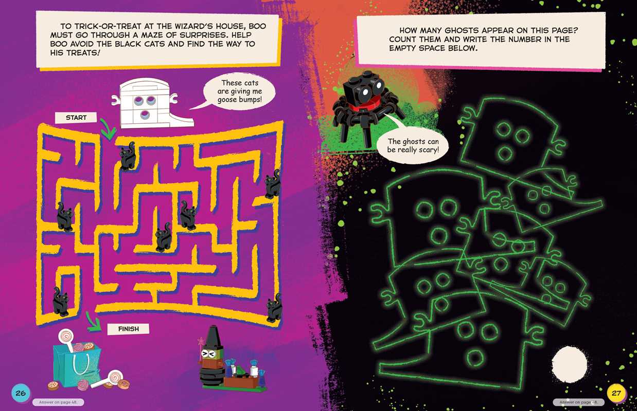 “Brick or Treat” 🎃👻 LEGO® Halloween Activity Book