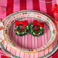 “Eye’ll Be Home for Christmas” 😎 Holiday Wreath Party Glasses by Packed Party
