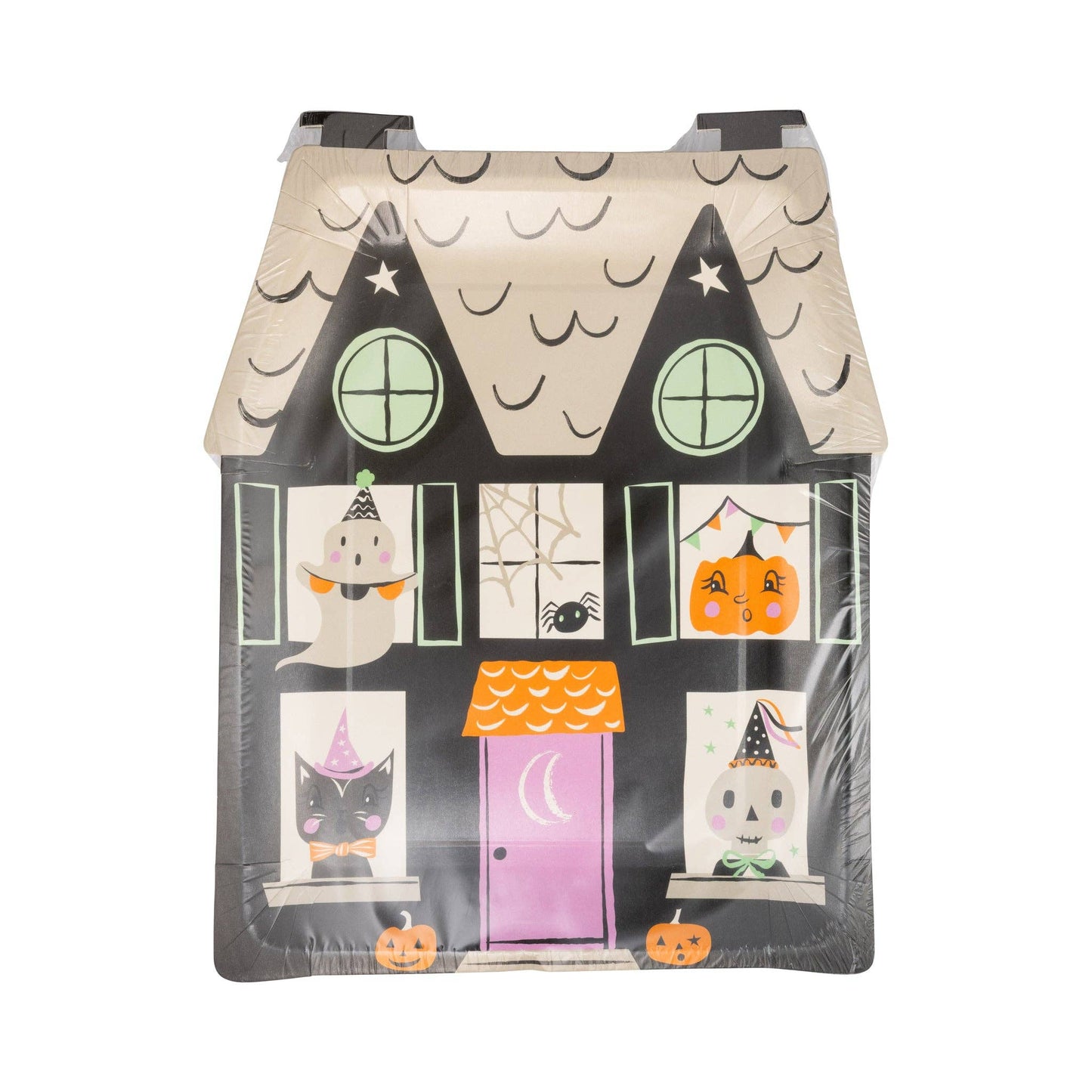 “Haunt & Serve” 🏚️ Spooky House Shaped Plates