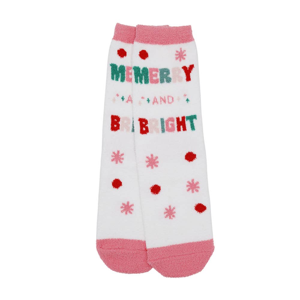 “Cold Feet” 🧦 Fuzzy Holiday Message Socks (12-Pack) by CGO