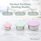"Nest Egg" 🥣 Stainless Steel Nesting Food Storage Containers (Set of 3) by WeeSprout