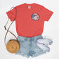 Retro smiley face sunglasses t-shirt featuring a patriotic design with American flag shades. Perfect for 4th of July celebrations, this vintage-style Comfort Colors tee is soft-washed, pre-shrunk, and available in unisex sizes. Show off 90s nostalgia with this fun and comfortable USA flag shirt, ideal for summer BBQs, fireworks, and family gatherings.