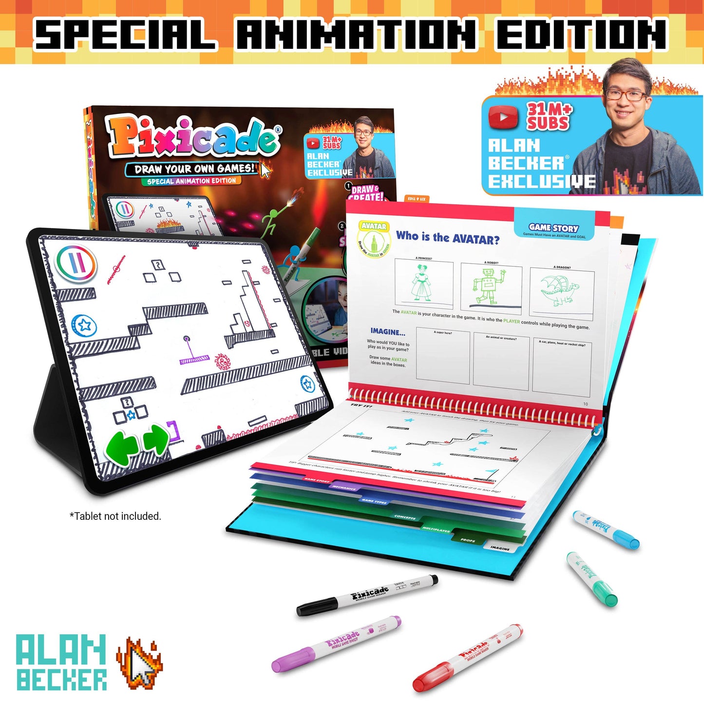 Pixicade Special Animation Edition game kit