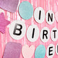 Pre-strung birthday banner for Swiftie parties