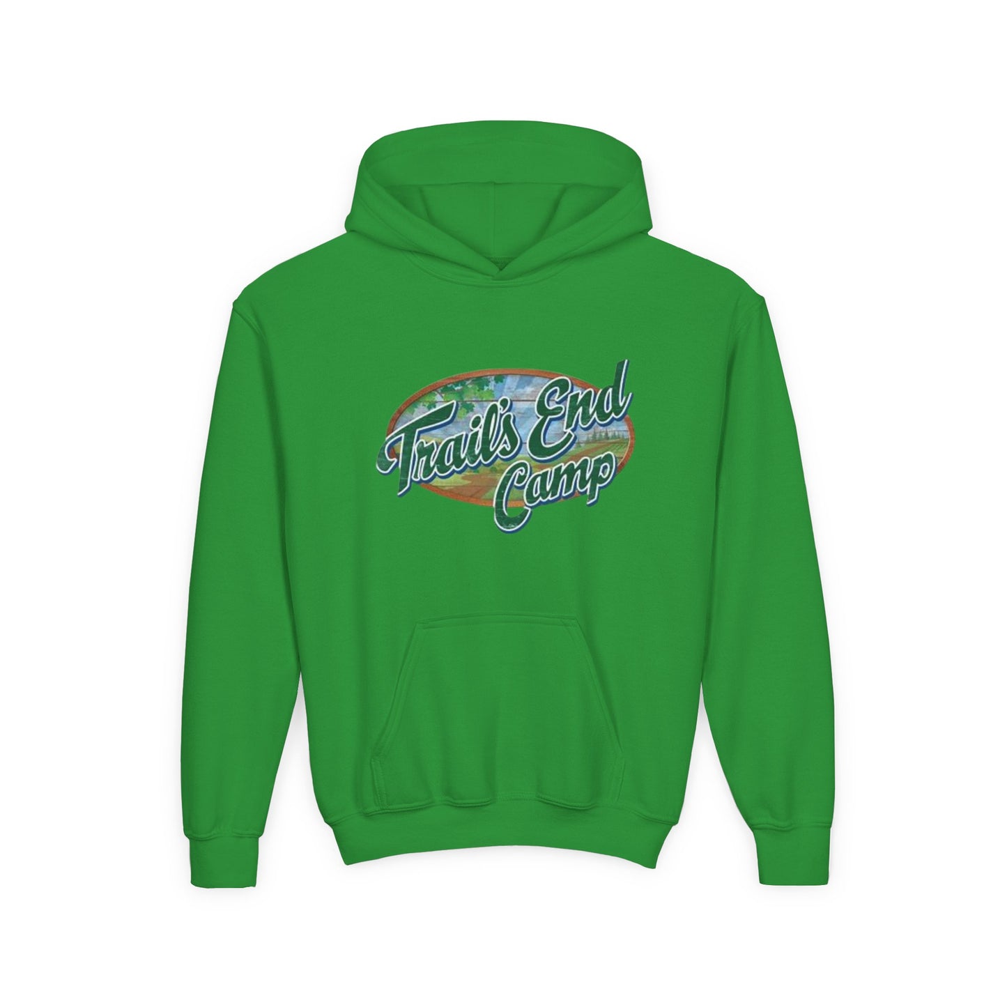 Youth Hoodie — Trails End Camp Retro Logo Sweatshirt