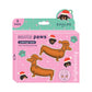 “Wiener Wonderland” 🐶 Christmas Dachshund Under Eye Patches 8 Pack by My Spa Life