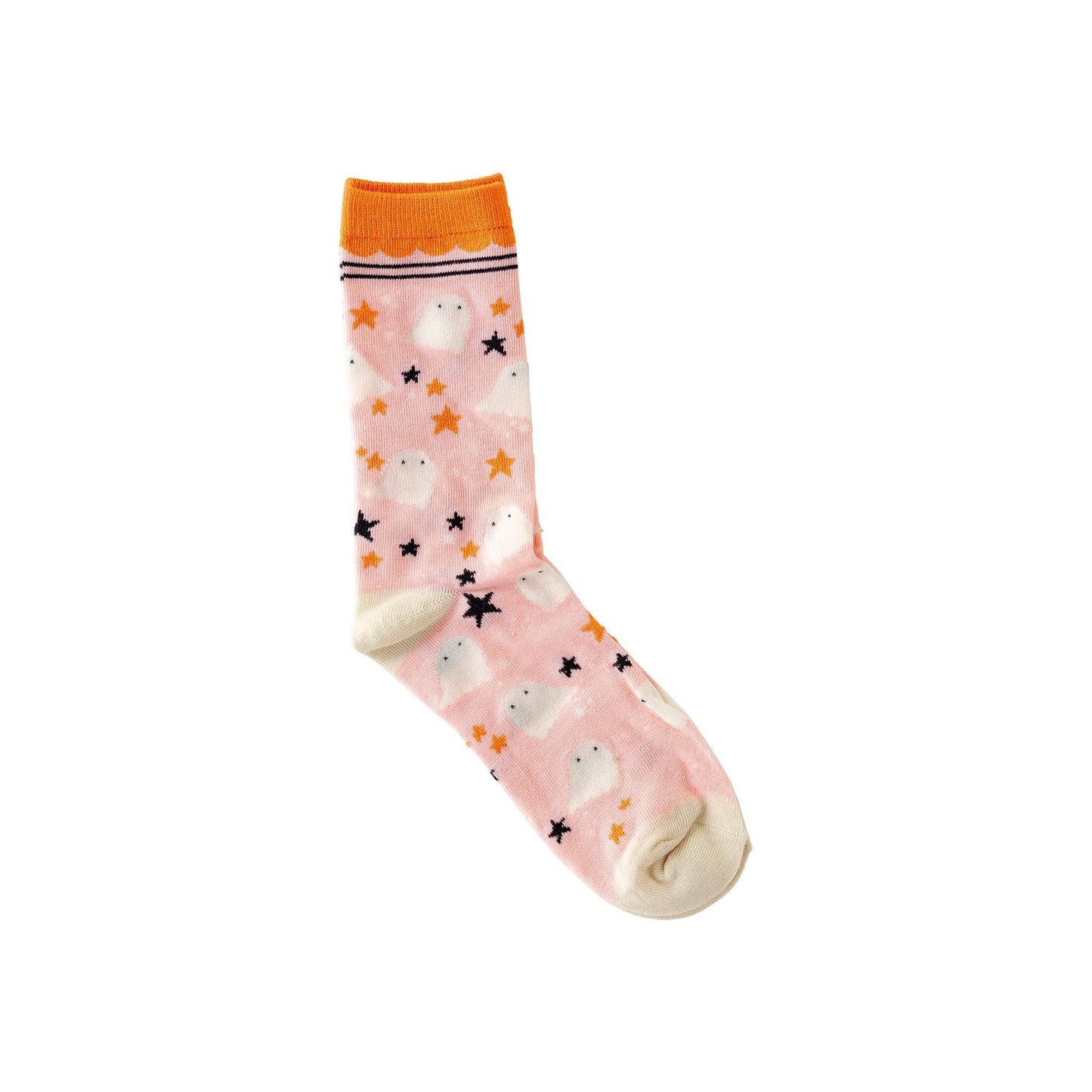 “Spirited Steps” 👻 Ghost Pattern Halloween Socks by My Mind's Eye